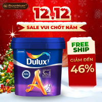 Sơn nội thất Dulux Ambiance 5 In 1 Diamond Glow siêu bóng 66AB thùng 15L