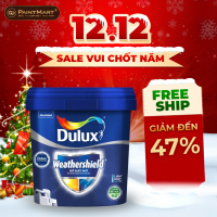 Sơn ngoại thất Dulux Weathershield bề mặt mờ BJ8 15L