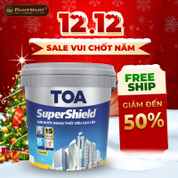 Sơn ngoại thất Toa Supershield bóng mờ - 15L