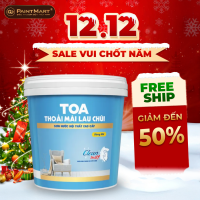 Sơn nội thất Toa Thoải Mái Lau Chùi bóng mờ - 15L