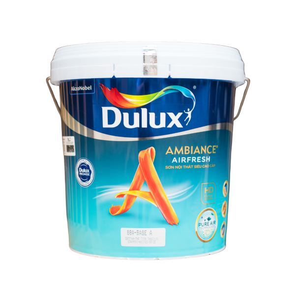 [ COMBO 4 THÙNG 15L ] Sơn nội thất Dulux Ambiance AirFresh 68A - sơn mờ, thanh lọc không khí  thùng 15L