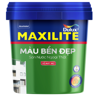 Sơn ngoại thất Maxilite Màu Bền đẹp bề mặt mờ M60 - 15L