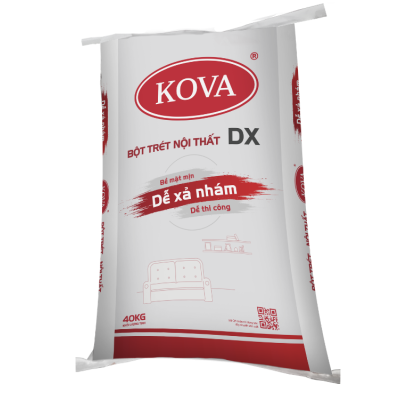Bột trét tường nội thất Kova DX bao 40 kg