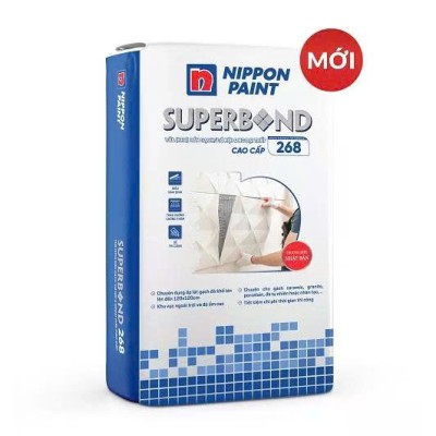 Vữa (keo) dán gạch nội và ngoại thất cao cấp NIPPON SUPERBOND 268 - 20KG