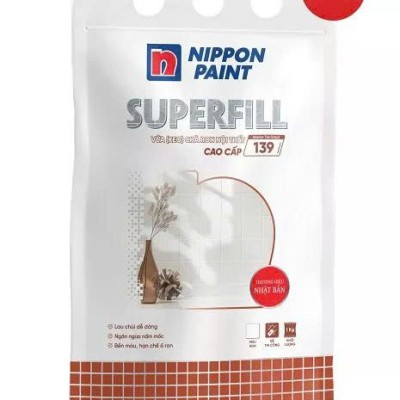 Vữa (keo) chà ron, chít mạch nội thất cao cấp NIPPON SUPERFILL 139 - 1KG