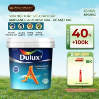 Sơn nội thất Dulux Ambiance AirFresh 68A - sơn mờ, thanh lọc không khí lon 5L