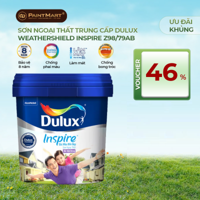 Sơn ngoại thất Dulux Inspire bề mặt bóng 79AB - 5L