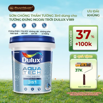 Chất chống thấm màu DULUX AQUATECH 3IN1 V189 - 20kg
