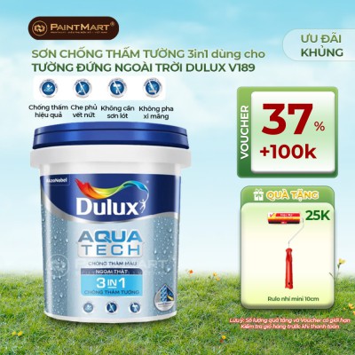 Chất chống thấm màu DULUX AQUATECH 3IN1 V189 - 6kg