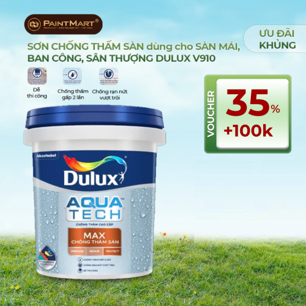 Chất chống Thấm sàn DULUX AQUATECH MAX V910 - 20kg