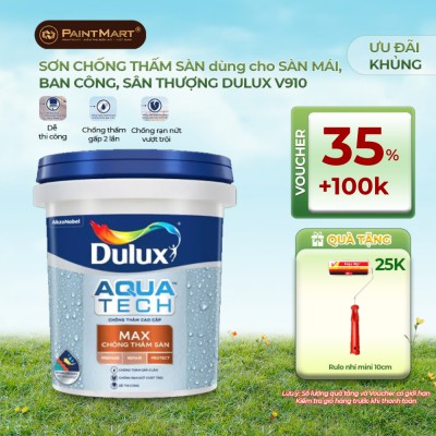 Chất chống Thấm sàn DULUX AQUATECH MAX V910 - 6kg