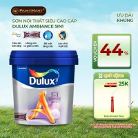 Sơn nội thất Dulux Ambiance 5 in 1 Superflexx bóng mờ Z611 lon 5L