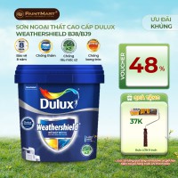 Sơn ngoại thất Dulux Weathershield bề mặt mờ BJ8 15L