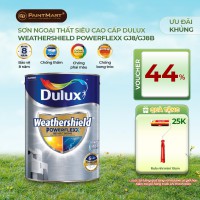 Sơn ngoại thất Dulux Weathershield Powerflexx bóng GJ8B 5L