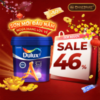 Sơn nội thất Dulux Ambiance 5 in 1 Pearl Glow bóng mờ 66A thùng 15L
