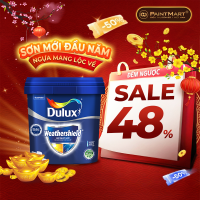 Sơn ngoại thất Dulux Weathershield bề mặt bóng BJ9 5L