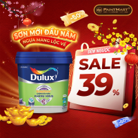 Sơn nội thất Dulux EasyClean Chống Bám Bẩn Kháng Virus - Bóng E017B lon 5L