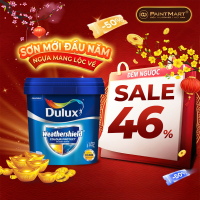 Sơn ngoại thất Dulux Weathershield Colour Protect bề mặt bóng E023 thùng 15L
