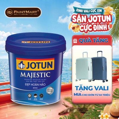 Sơn nước nội thất Jotun Majestic đẹp hoàn hảo (bóng) lon 1L