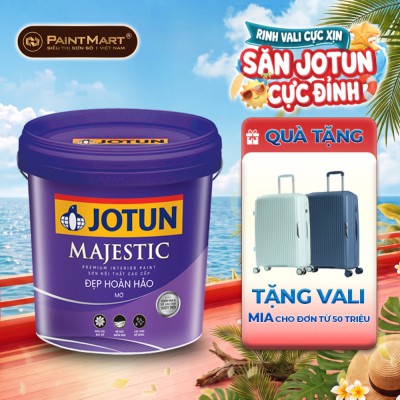 Sơn nước nội thất Jotun Majestic đẹp hoàn hảo bóng mờ thùng 15L mới