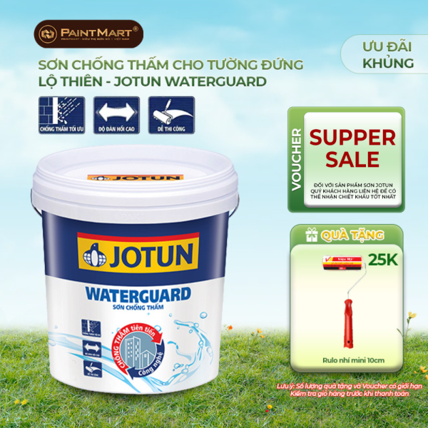Sơn chống thấm có màu Jotun Waterguard lon 6Kg
