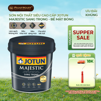 Sơn nước nội thất Jotun Majestic sang trọng bóng lon 1L
