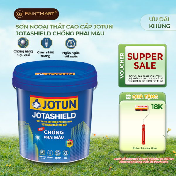 Sơn nước ngoại thất Jotun Jotashield chống phai màu mới lon 1L