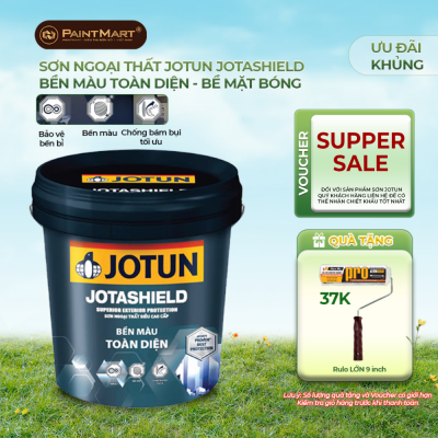 Sơn nước ngoại thất siêu cao cấp Jotun Jotashield Bền Màu Toàn Diện - Thùng 15L
