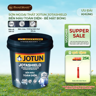 Sơn nước ngoại thất siêu cao cấp Jotun Jotashield Bền Màu Toàn Diện - Lon 5L