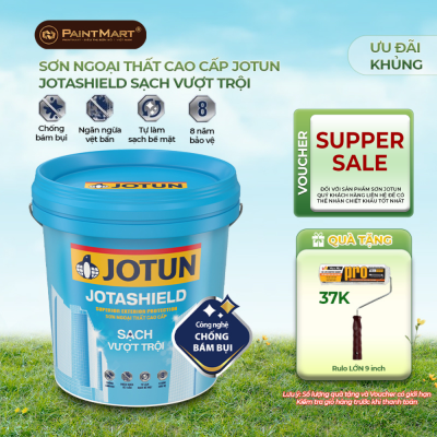 Sơn nước ngoại thất Jotun Jotashield sạch vượt trội thùng 15L