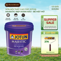Sơn nước nội thất Jotun Majestic đẹp hoàn hảo bóng mờ thùng 15L mới