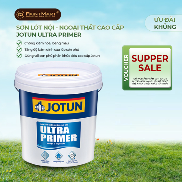 Sơn lót chống kiềm nội ngoại thất Jotun Ultra Primer lon 5L