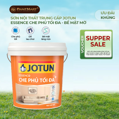 Sơn nội thất Jotun Essence che phủ tối đa mờ - 15L