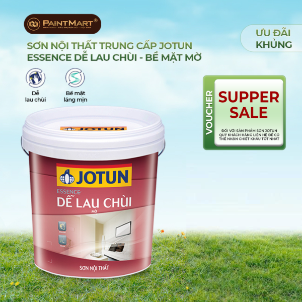 Sơn nước nội thất Jotun Essence dễ lau chùi thùng 17L