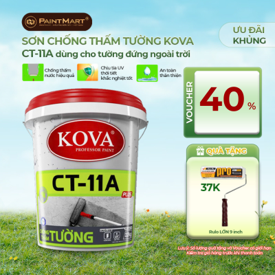 Chất chống thấm cao cấp KOVA CT-11A Plus tường thùng 22Kg
