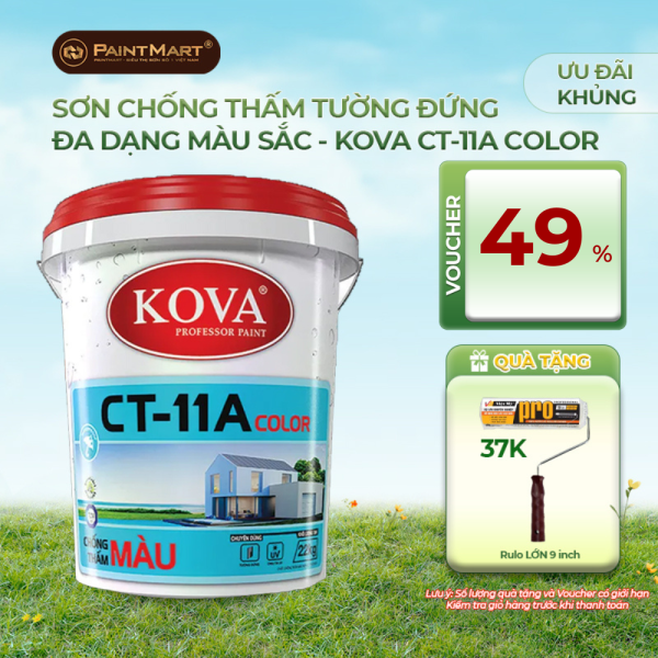 Chất chống thấm màu KOVA CT-11A Color -Thùng 22KG