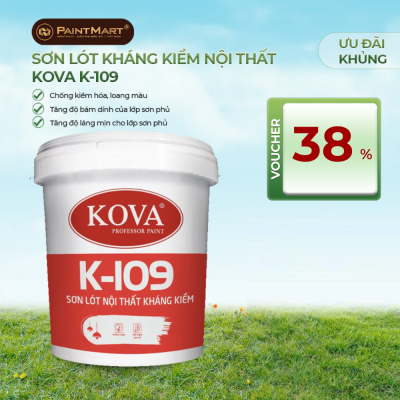 Sơn lót chống kiềm nội thất Kova K-109 lon 3,5L