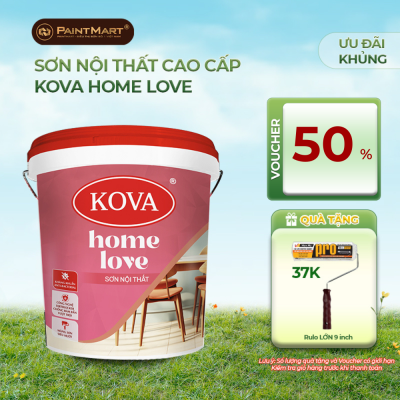 Sơn nội thất cao cấp KOVA Home Love - Thùng 16L