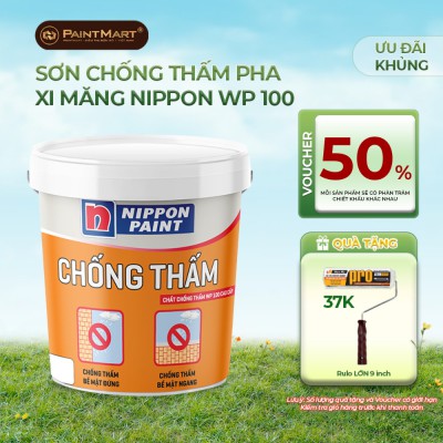 Sơn chống thấm pha xi măng Nippon WP 100 18KG