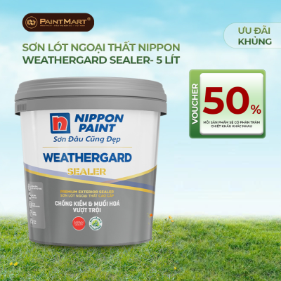 SƠN LÓT NGOẠI THẤT NIPPON WEATHERGARD SEALER 5L