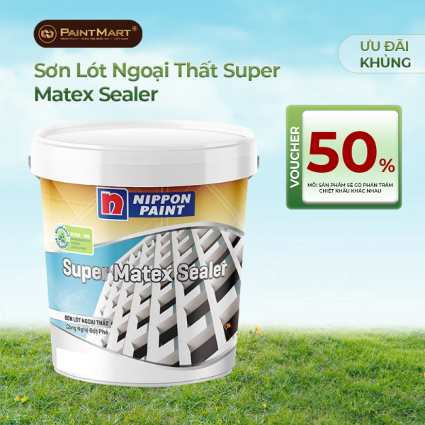 Sơn Lót Ngoại Thất Super Matex Sealer 17L