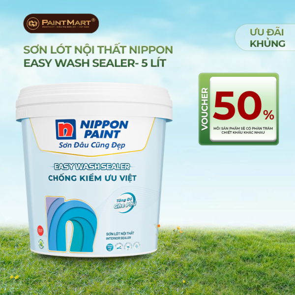 SƠN LÓT NỘI THẤT NIPPON EASY WASH SEALER 5L
