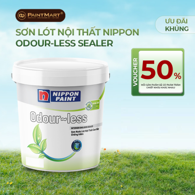 SƠN LÓT NỘI THẤT NIPPON ODOUR-LESS SEALER 18L