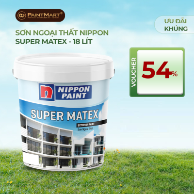 Sơn ngoại thất NIPPON SUPER MATEX 18L