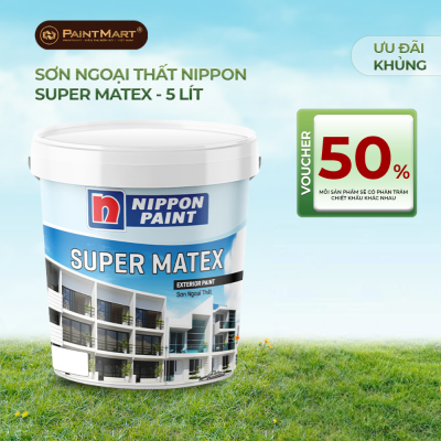 Sơn ngoại thất NIPPON SUPER MATEX 5L