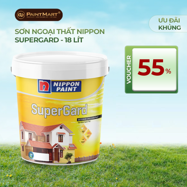 Sơn ngoại thất Nippon SUPERGARD 18L