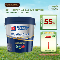 Sơn ngoại thất Nippon WeatherGard Plus+ 5L