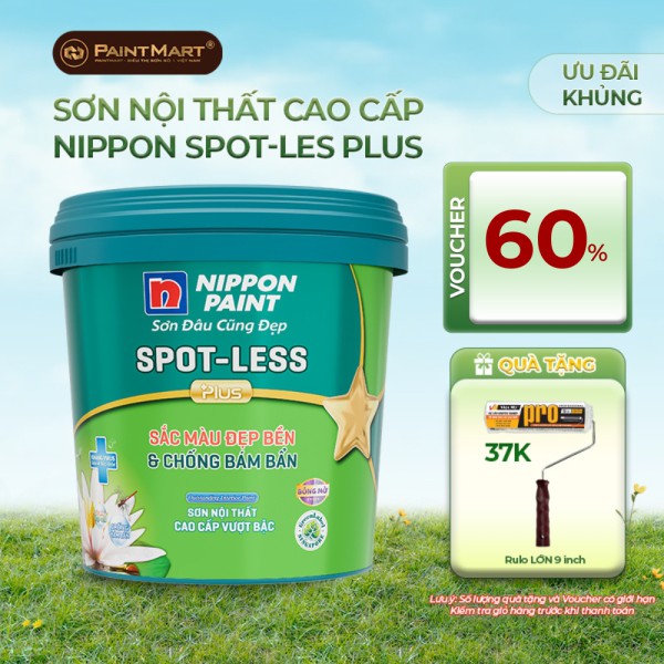 Sơn nội thất cao cấp Nippon Spot-Les Plus thùng 15L