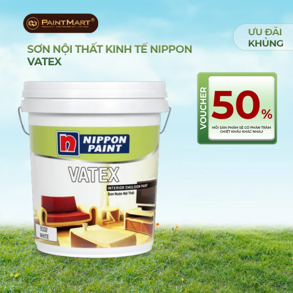 Sơn nội thất kinh tế Nippon Vatex 4L