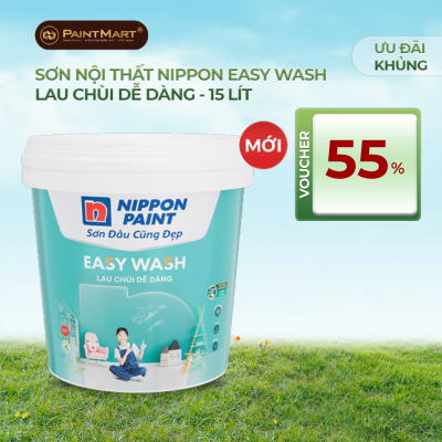 SƠN NỘI THẤT NIPPON EASY WASH 15L